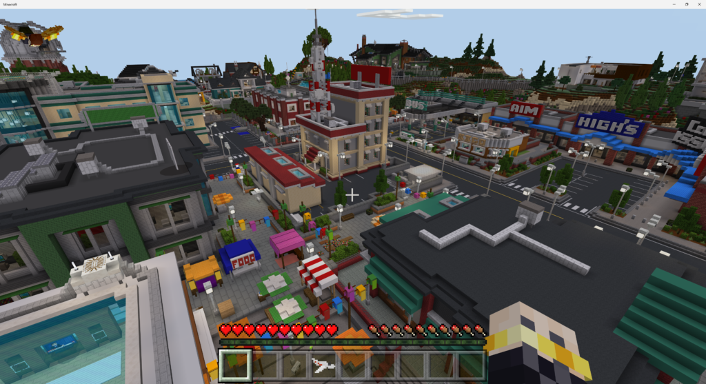 マイクラ統合版 Pe 素敵な街で乗り物を駆使した生活が楽しめるベストセラーの有料アドオン Addon 都会の暮らし City Living の概要と導入方法 親子ではじめるマインクラフト