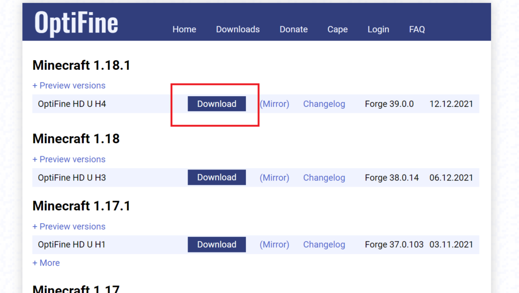 Fabric環境でのoptifine Optifabric 1 18 1 19対応 影modの概要と導入方法 マイクラ攻略 親子ではじめるマインクラフト