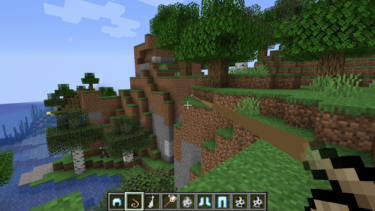 [マイクラ攻略]高いところにフックで登りおりできる「Grapplemod MOD」の概要(使い方・遊び方)と導入方法(入れ方・ダウンロード・インストール)